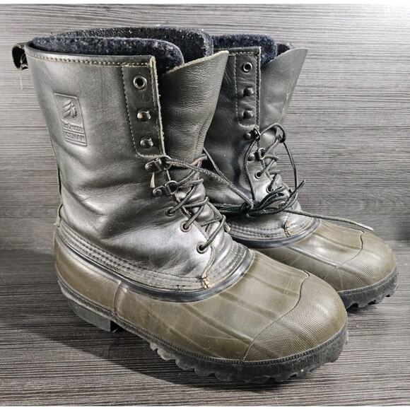 LaCrosse Other - Lacrosse Iceman Insulated Rubber Boots Steel Shank Leather Upper Shoe Size 11
